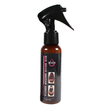 Keratin Hair Smoothing Spray Hair Conditioner Keratin Hair Treatment For Dyeing Damaged Anti-frizzle Soften Shiny Hair Care Oil