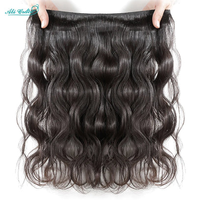 Ali Grace Hair Body Wave Bundles Human Hair 1/3/4 Pcs 100% Remy Human Hair Bundle Brazilian Hair 30inch Body Wave Hair Extension