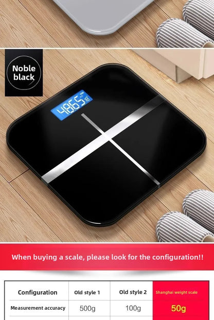 Weight Loss Weighing Device LED Display Smart Body Weight Scale USB Charging Precision Electronic Scale for Home Office Adult
