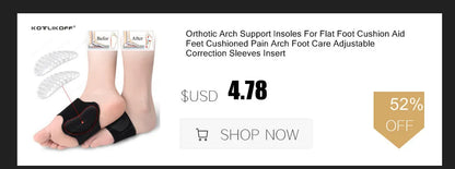Silicon Gel Insoles Foot Care For Plantar Fasciitis Heel Spur Running Sport Insoles Shock Absorption Pads Arch Orthopedic Insole