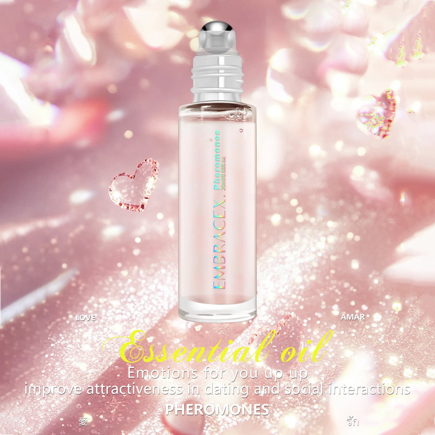 20ml Pheromone Perfumes Essential Oils Pheromones For Women Gift Roller On Skincare Massage oils Travel on the go