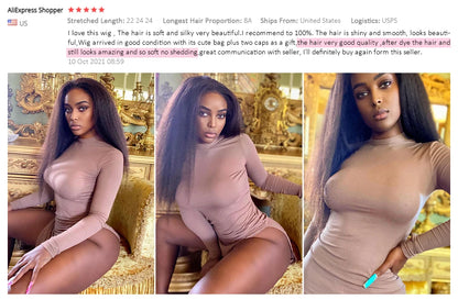 Ishow Kinky Straight Bundles Brazilian Yaki Straight Hair Bundles For Women 1/3/4pcs Human Hair Bundles Remy Hair Extension