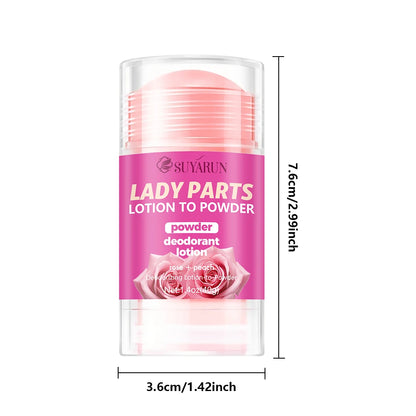 SUYARUN Ladies Deodorant Anti-Sweat Moisturizing Refreshing Long-Lasting Comfort Fragrance Body Care Product.