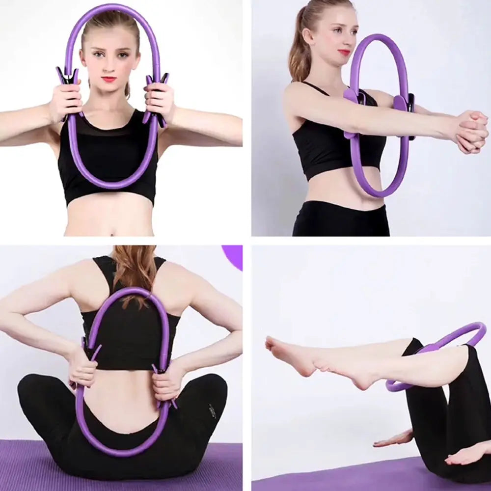 38cm Women Lose Weight Workout Sports Keep Fit Equipment Home Workout Pilates Ring Magic Circle Fitness Circles Yoga Circles