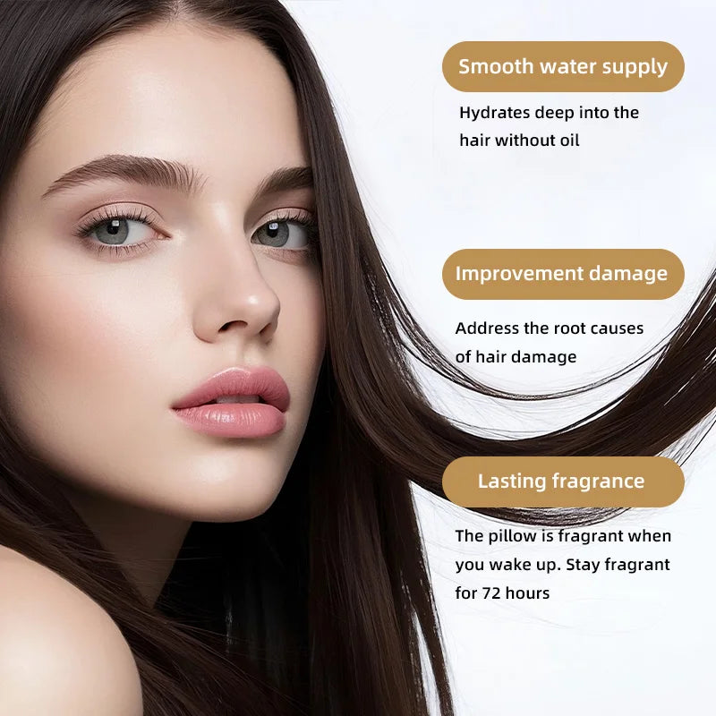 Collagen hair mask for all hair types, softening hair care moisturizing hair mask with a smooth texture