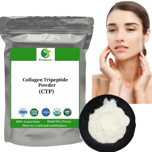 Cosmetic Raw Material 50-1000g Collagen Tripeptide Powder, Skin Whitening High Quality