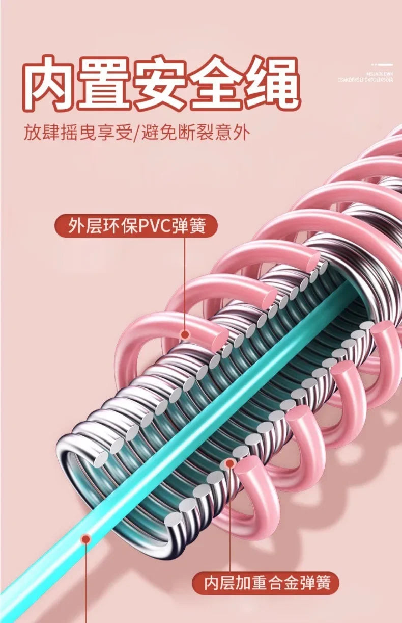 Soft Hula Hoop Weight Loss Special Thin Belly Belly Increase Does Not Hurt The Waist Folding Spring Adult Slimming Device
