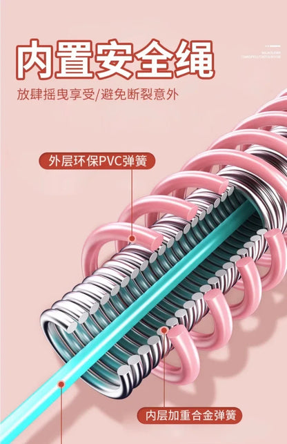 Soft Hula Hoop Weight Loss Special Thin Belly Belly Increase Does Not Hurt The Waist Folding Spring Adult Slimming Device