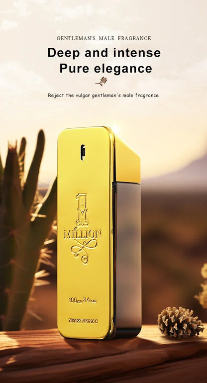 100ml Original Perfume Hombre Oil Body Spray Eau De Parfum Gift Million Gold Cologne Deodorants Lasting Strong Masculine Men