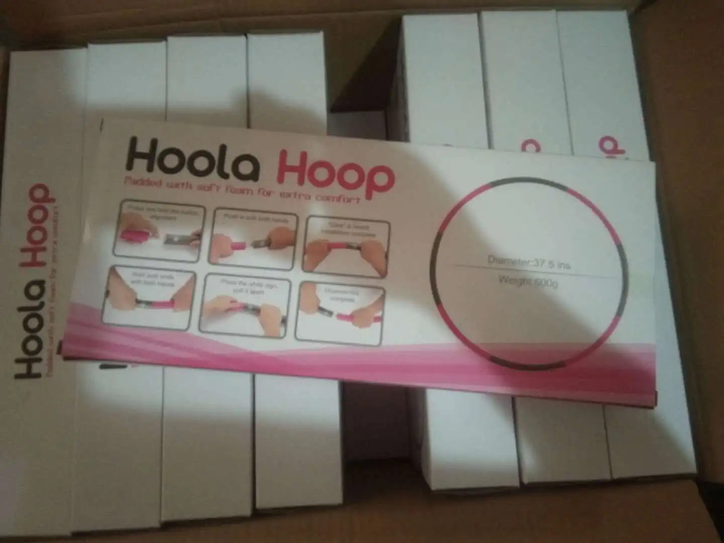 High Quality Hoola Hoop Female's Weight Loss Ring Adult Detachable Abdomen Fitnes Hoop Sponge