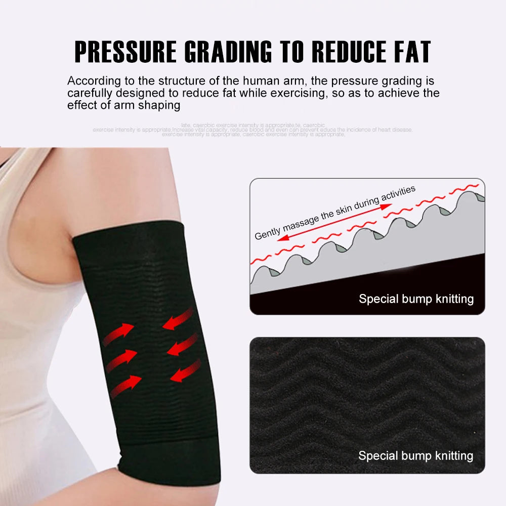 Arm Slimming Shaper Wrap,Arm Compression Sleeve Women Weight Loss Upper Arm Shaper Helps Lose Arm Fat Toneup Arm Shaping Sleeves