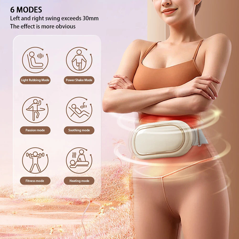 Lazy Fat Rejection Machine Weight Loss Shaking Machine Heated Massage Belt Weight Loss Device Thin Belly Abdominal Massager