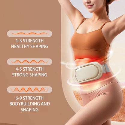 Lazy Fat Rejection Machine Weight Loss Shaking Machine Heated Massage Belt Weight Loss Device Thin Belly Abdominal Massager
