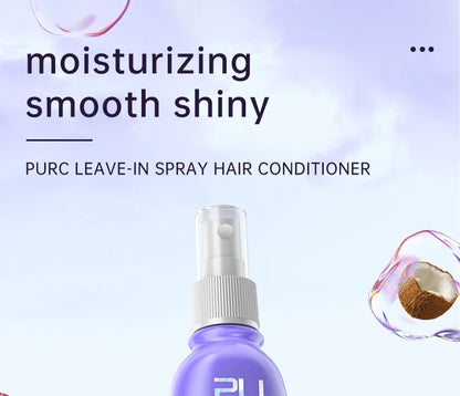 Leave-in Conditioner Coconut Oil Smoothing Spray Anti Frizz Moisturizing Hair Mask Dry Damage Treatment Cream  Hair Care PURC