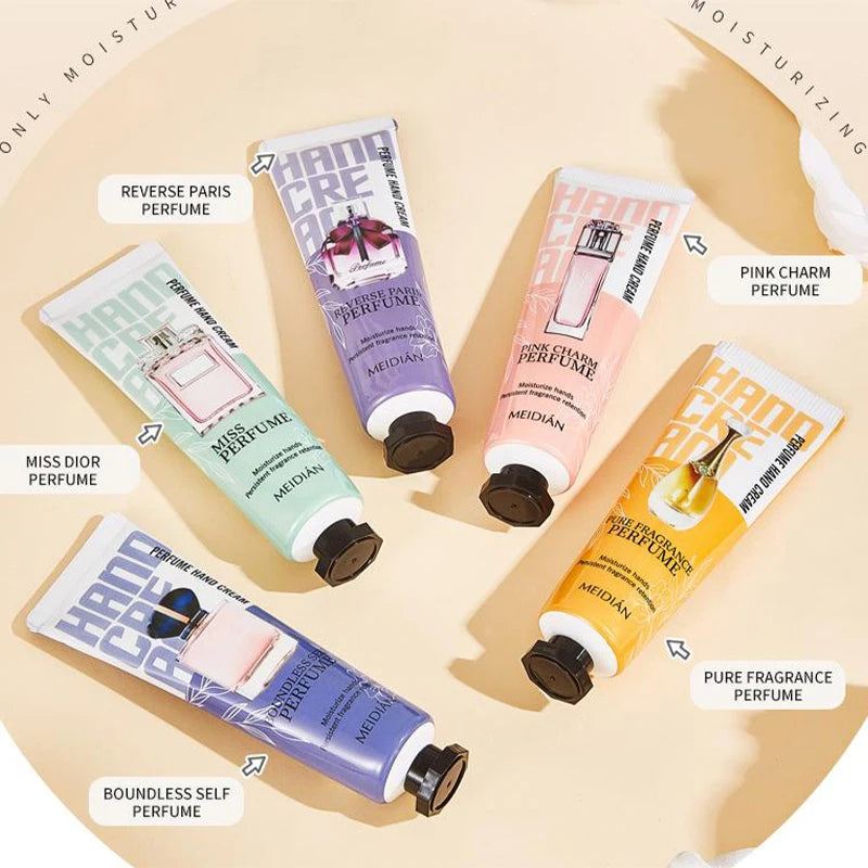 Perfume Hand Cream Set Moisturizing And Hydrating Long-lasting Fragrance Repair Anti-drying Smooth Hand Skin Hand Skin Care Set