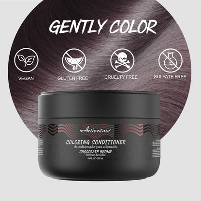 hair coloring Conditioner-Semi Permanent Hair Color dye conditioner&color refresher Natural & Color-Treated Hair, Moisturizing