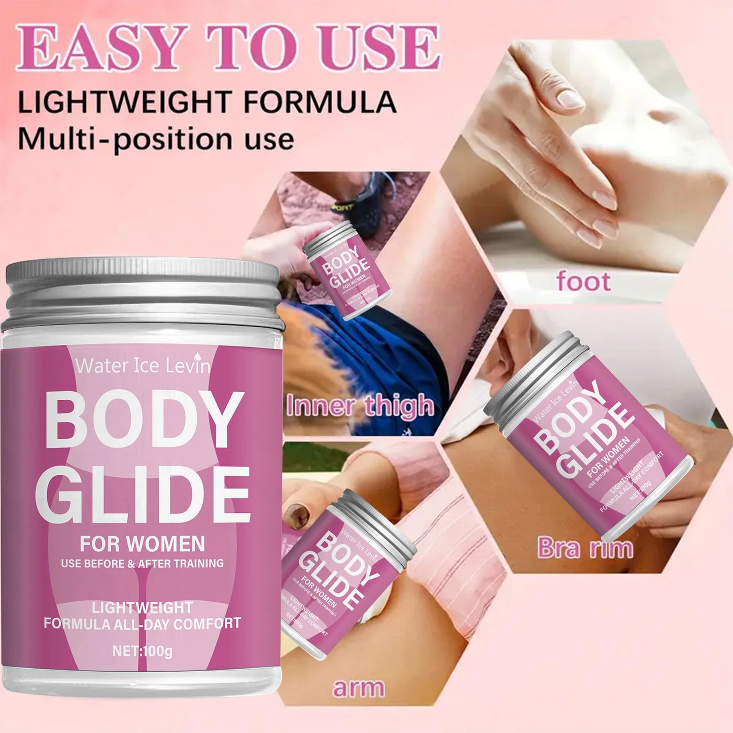 Body Cream, Moisturizing and Moisturizing, Containing Collagen Ingredients, Suitable for Private Parts, Suitable for Women, Sports Essentials
