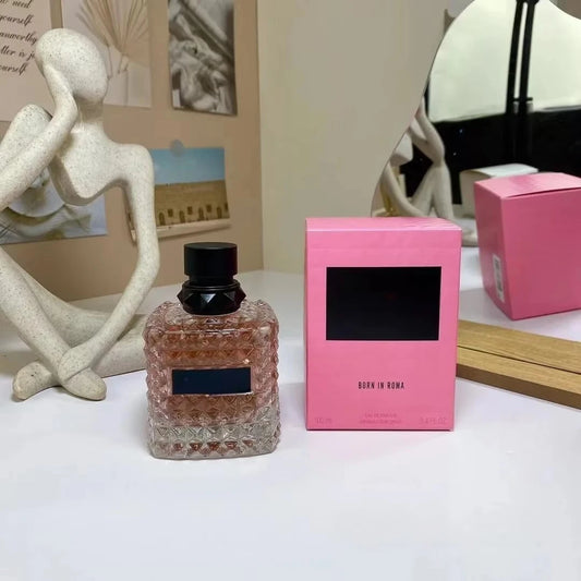 100ML Charming Sexy Lady Perfume Body Spray Men Women's High-Quality Long Lasting Fragrance Born in Roma Classic Perfumes