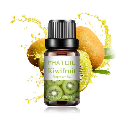 PHATOIL 10ml Strawberry Fragrance Oil Fruit Perfume Making Coconut Tangerine Mango Passion Fruit Watermelon Lemon Fig Aroma Oil