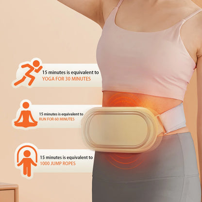 Lazy Fat Rejection Machine Weight Loss Shaking Machine Heated Massage Belt Weight Loss Device Thin Belly Abdominal Massager