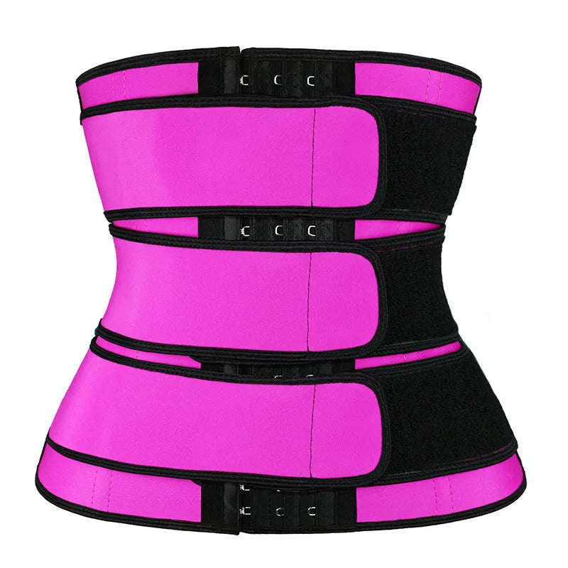 Women Waist Weight Loss Belt Breathable Fitness Corset Adjustable Body Shaper Fat Burning Weight Loss Bandage Exercise Portable