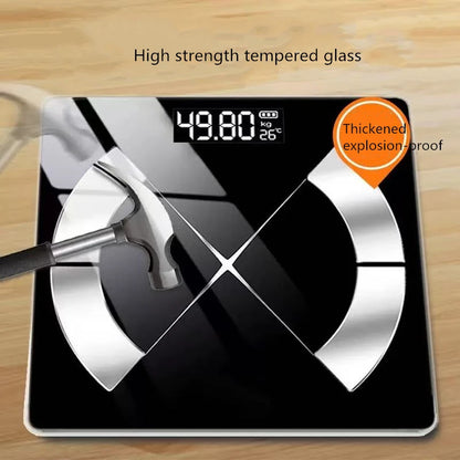 Weight Loss Weighing Device LED Display Smart Body Weight Scale USB Charging Precision Electronic Scale for Home Office Adult