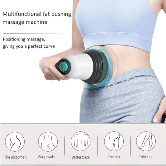 Body Electric Massager Fat Reduction Massager Portable Weight Loss Health Massager Cervical Spine Neck Waist Vibration Massage