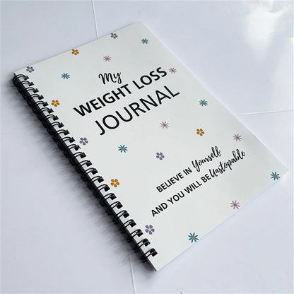 Weight Loss Journal for Women & Men Fitness Planner Diet Tracker Notebook for Home School Office Business
