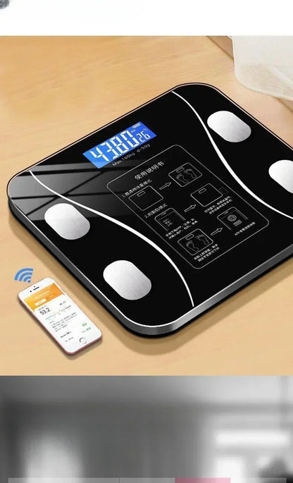 Weight scale electronic weighing smart body fat scale household precision charging small durable weight loss weighing scale