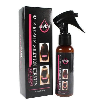 Keratin Hair Smoothing Spray Hair Conditioner Keratin Hair Treatment For Dyeing Damaged Anti-frizzle Soften Shiny Hair Care Oil