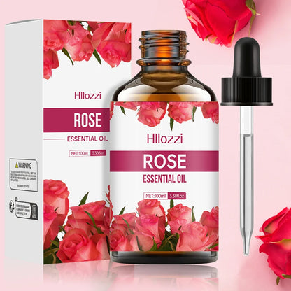 100ml/60ml/30ml rose essential oil skin care fragrance aromatherapy essential oil perfume Massage moisturizing oil