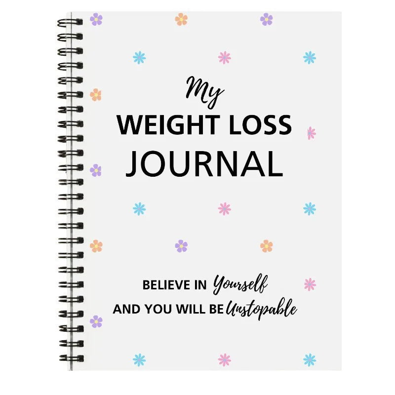 Weight Loss Planner Daily Weekly Exercise Journal Fitness  Pounds Lost & Body Measurement Notebook For Men Women Gym Enthusiasts