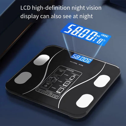 Weight scale electronic weighing smart body fat scale household precision charging small durable weight loss weighing scale