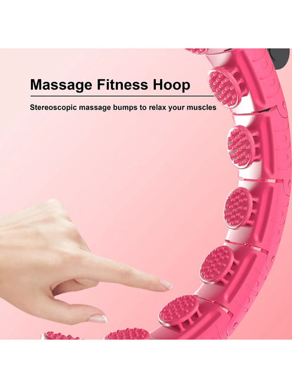 Weighted Massage Fitness Circle Hoops Weight Loss Detachable Links ,Exercise Weight Loss Sport Hoop
