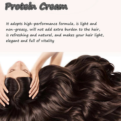 Leave-In Keratin Conditioner Reducing Cruly Nourish Dryness Keep Smoothing Repair Damaged Scalp Treatment Hair Moisturizing Mask