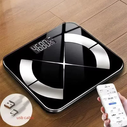 Weight Loss Weighing Device LED Display Smart Body Weight Scale USB Charging Precision Electronic Scale for Home Office Adult