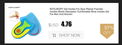 Silicon Gel Insoles Foot Care For Plantar Fasciitis Heel Spur Running Sport Insoles Shock Absorption Pads Arch Orthopedic Insole