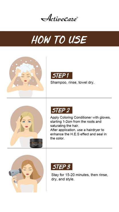 hair coloring Conditioner-Semi Permanent Hair Color dye conditioner&color refresher Natural & Color-Treated Hair, Moisturizing