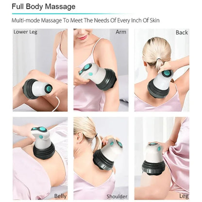Body Electric Massager Fat Reduction Massager Portable Weight Loss Health Massager Cervical Spine Neck Waist Vibration Massage