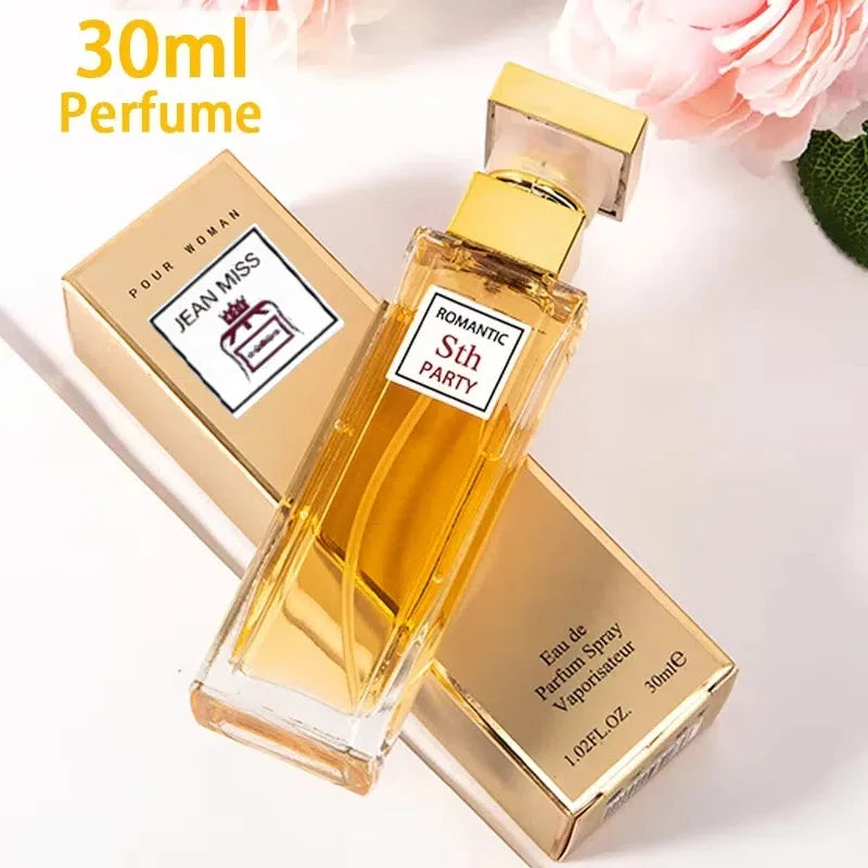 30ml Women's Perfume Fragrance Notes Lasting Fragrance Body Spray Natural Taste Parfum Cologne Dating Lemon Rose Musk Original