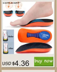 Silicon Gel Insoles Foot Care For Plantar Fasciitis Heel Spur Running Sport Insoles Shock Absorption Pads Arch Orthopedic Insole