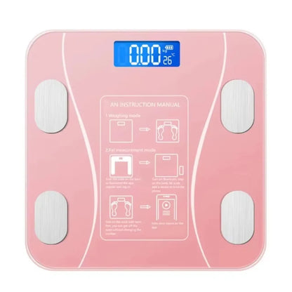 LED Display Smart Body Fat Scale Wireless Digital Measurement Bluetooth Body Fat Scale Digital Square Weight Loss Scale