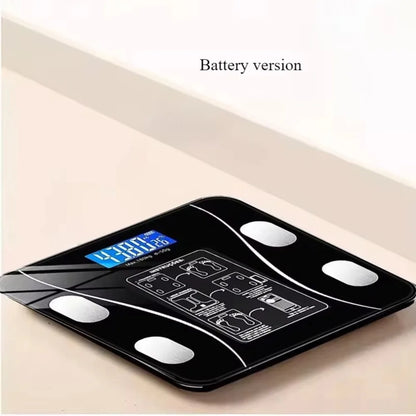 LED Display Smart Body Fat Scale Wireless Digital Measurement Bluetooth Body Fat Scale Digital Square Weight Loss Scale