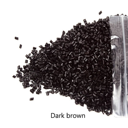 Best Quality 100G Transparent White,Brown,Black,Dark brown  Melt Glue Hard Glue Keratin Italian Keratin Glue For Hair Extensions