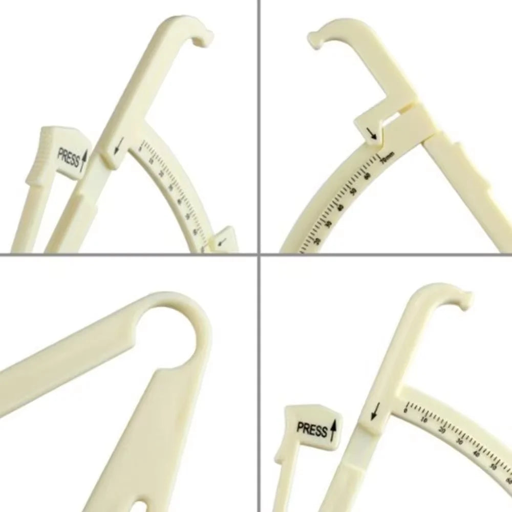 Clamp Fat Clip Body Weight Loss Tester Fat Thickness Measuring Ruler Body Fat Weight Loss Measuring Caliper Tape Measuring Tool
