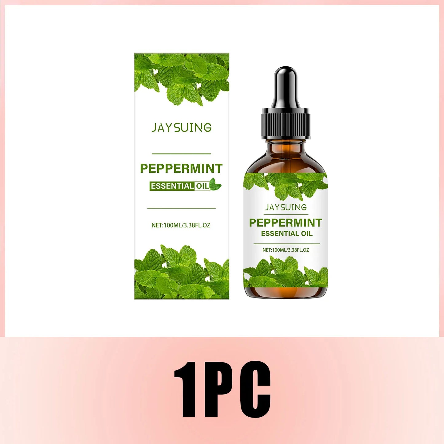 Pure Peppermint Essential Oil Facial Skin Care Body Massage Firming Hydrating Moisturizing Refreshing Aromatherapy Diffuser Oil