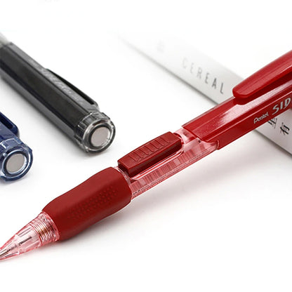 Japan Pentel PD255 Mechanical Pencils 0.5mm Side Extrusion Lead Eraser Head Retractable Classic Cute School Supplies Stationery