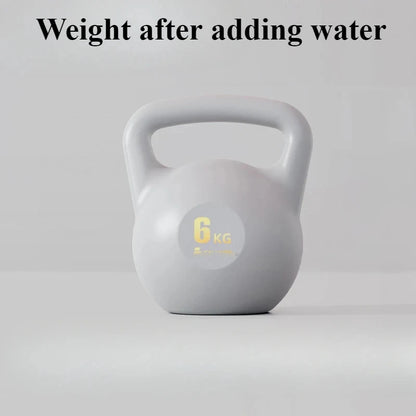 2-8KG Soft Water-filled Kettlebells Home Fitness Weight-bearing Kettlebell Sport Yoga Hip Deep Squat Weight Loss Exercise Equip