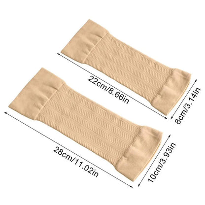 2pcs Arm Sleeve Weight Loss Calories Off Slim Slimming Arm Shaper Massager Sleeve Wrap Weight Loss Fat Burning Running Arm Cover