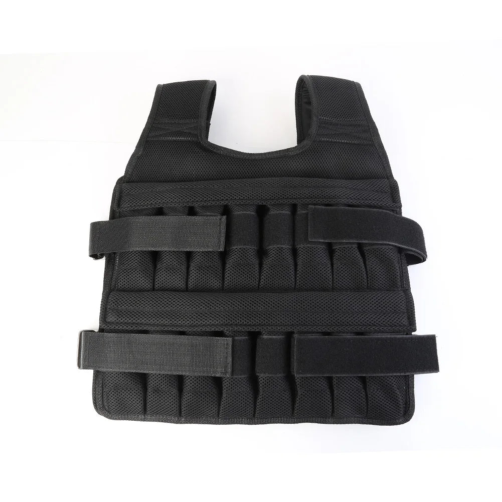 3/15/35kg Weight Vest Adjustable Workout Weight Jacket Weighted Exercise Vest for Boxing Training Workout Running Fitness